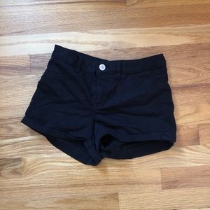 Black shorts